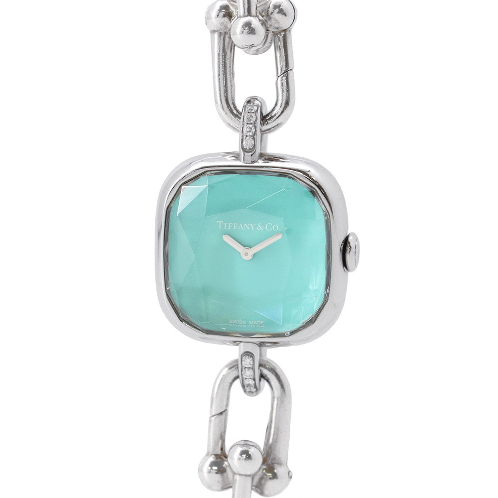 TIFFANY&Co. Hardware Watch Medium W24.5mm Stainless Steel SV925 TIFFANY&Co.Blue Dial73332052