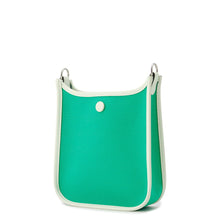 将图像加载到图库查看器中，HERMES Neo Evelyne Menthe/Blue Azteque/Vert Fizz Toile Officier Swift Leather Size TPM
