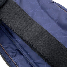 将图像加载到图库查看器中，Berluti Calligraphy Scritto Messenger Bag Navy/Brown Nylon Leather
