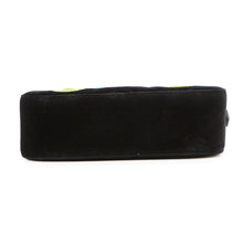 将图像加载到图库查看器中，GUCCI GG Marmont Bambi Chainshoulder Bag Black/Multicolor447632 Velour Leather
