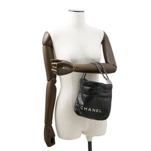 Load image into Gallery viewer, CHANEL CHANEL22 ChainShoulder Bag BlackAS3980 Shiny Calf Leather Size Mini
