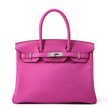 将图像加载到图库查看器中，HERMES Birkin Magnolia Taurillon Clemence Size 30
