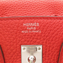 将图像加载到图库查看器中，HERMES Birkin Rouge Tomate Togo Leather Size 25
