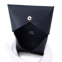 Load image into Gallery viewer, HERMES Calvi Blue Nuit Veau Madame
