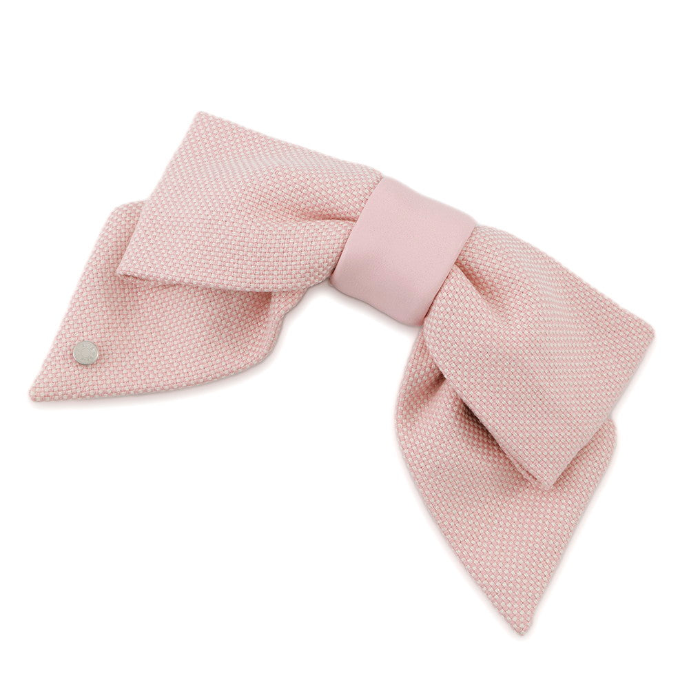 HERMES Barrette Grenelle Plein Air PM hair clip Rose Sakura/Rose ClaireH241012G Cotton 98% Polyurethane 2%
