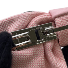 将图像加载到图库查看器中，HERMES Barrette Grenelle Plein Air PM hair clip Rose Sakura/Rose ClaireH241012G Cotton 98% Polyurethane 2%
