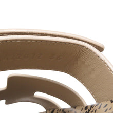 将图像加载到图库查看器中，HERMES Sandals &quot;Chypre&quot; Beige・Argile242207Z Calf Leather Size 36
