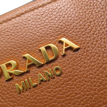Load image into Gallery viewer, PRADA PRADA Logo Tote Bag Brown1BG301 Leather
