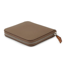 Load image into Gallery viewer, HERMES Azap compact silk in Etoupe Epsom
