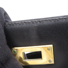 Load image into Gallery viewer, HERMES Kelly Sellier Black Box Calf Leather Size 32
