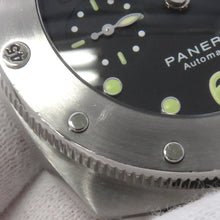 将图像加载到图库查看器中，PANERAI Submersible W44mm Stainless Steel Leather Black DialPAM00243
