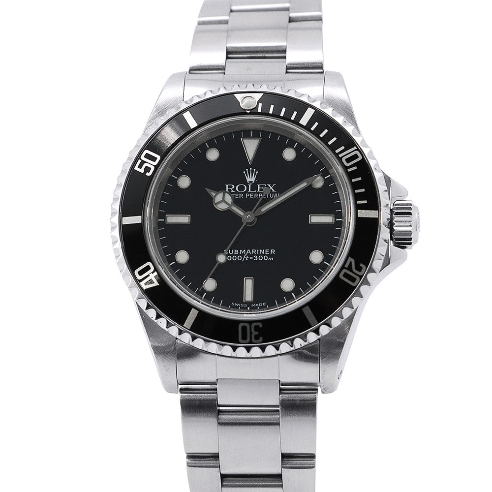 ROLEX Submariner No-Date W40mm Stainless Steel Black Dial14060