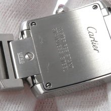 将图像加载到图库查看器中，CARTIER Tank francaise SM W20.3mm×H25.3mm Stainless Steel Pink shell DialW51028Q3
