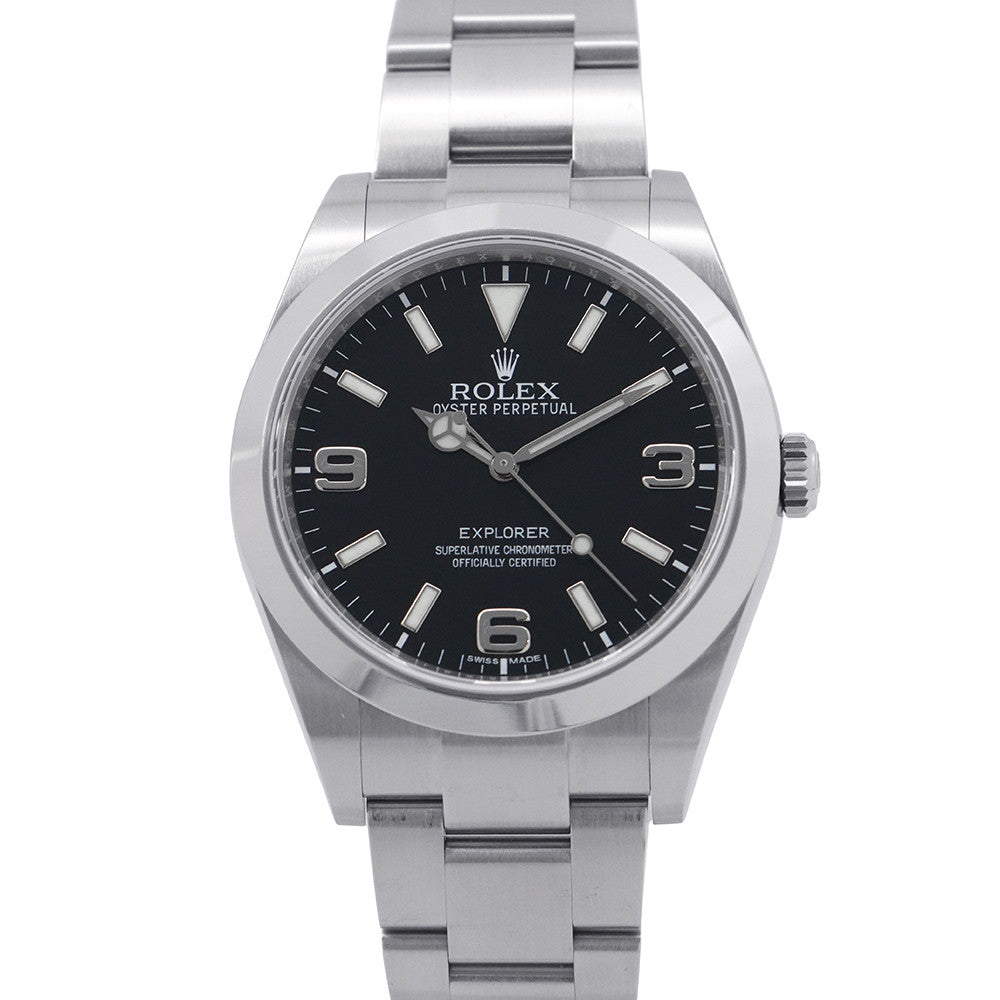 ROLEX ★ExplorerI W39mm Stainless Steel Black Dial214270