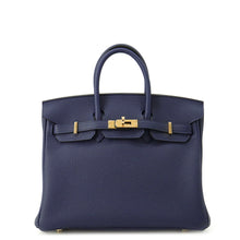 Load image into Gallery viewer, HERMES Birkin Blue Abysse Togo Leather Size 25
