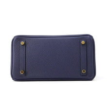 Load image into Gallery viewer, HERMES Birkin Blue Abysse Togo Leather Size 25

