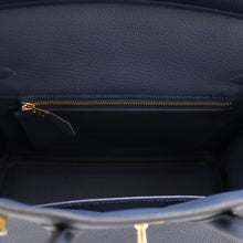 Load image into Gallery viewer, HERMES Birkin Blue Abysse Togo Leather Size 25
