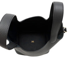 将图像加载到图库查看器中，HERMES Picotin Lock Black Taurillon Clemence Size PM

