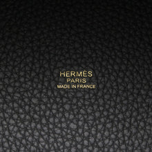 将图像加载到图库查看器中，HERMES Picotin Lock Black Taurillon Clemence Size PM
