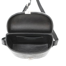 将图像加载到图库查看器中，SAINT LAURENT PARIS June Box Shoulder Bag with YSL logo Black710298 Leather
