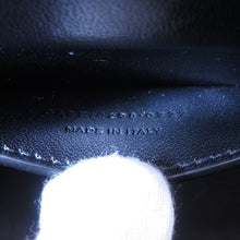将图像加载到图库查看器中，SAINT LAURENT PARIS June Box Shoulder Bag with YSL logo Black710298 Leather
