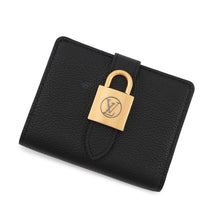 将图像加载到图库查看器中，LOUIS VUITTON Portefeuille, low key, compact NoirM12408 Calf Leather
