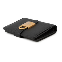 将图像加载到图库查看器中，LOUIS VUITTON Portefeuille, low key, compact NoirM12408 Calf Leather

