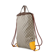 将图像加载到图库查看器中，GUCCI GG Supreme DrawstringBag Brown473872 PVC Leather
