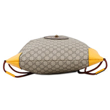 Load image into Gallery viewer, GUCCI GG Supreme DrawstringBag Brown473872 PVC Leather
