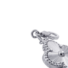 Load image into Gallery viewer, Van Cleef &amp; Arpels Vintage Alhambra Bracelet 5 motifs guillocheVCARP9XE00 18K White Gold

