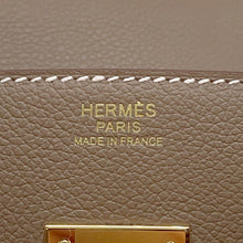 将图像加载到图库查看器中，HERMES ShoulderBirkin Etoupe Evercolor Size 29
