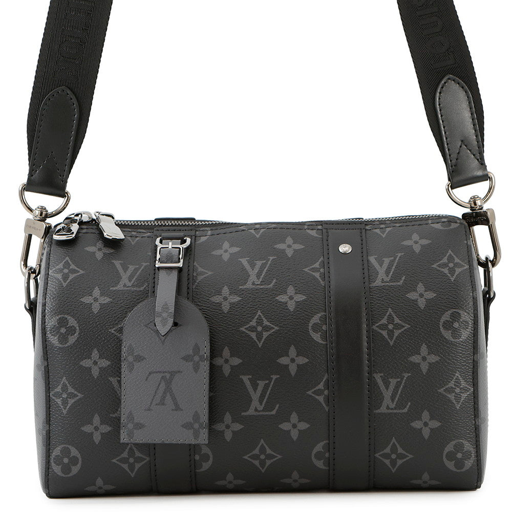 LOUIS VUITTON City・Keepall NoirM45936 Monogram Eclipse Monogram Eclipse Reverse