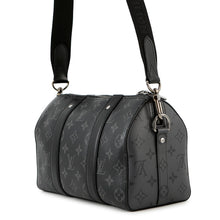 将图像加载到图库查看器中，LOUIS VUITTON City・Keepall NoirM45936 Monogram Eclipse Monogram Eclipse Reverse
