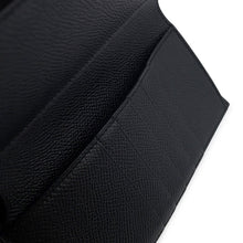 将图像加载到图库查看器中，HERMES Kelly wallet Black Epsom
