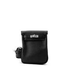将图像加载到图库查看器中，HERMES Kelly Jump Black Swift Leather
