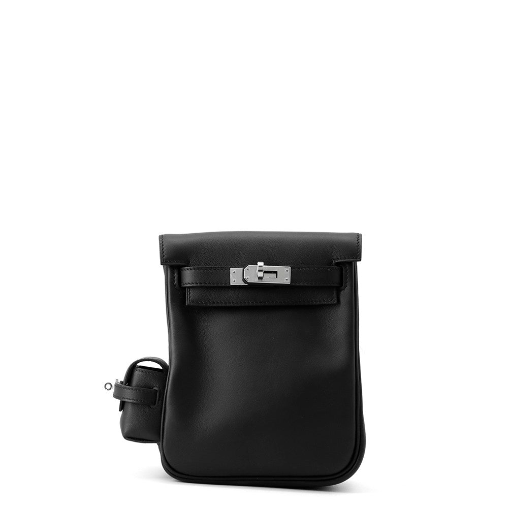 HERMES Kelly Jump Black Swift Leather