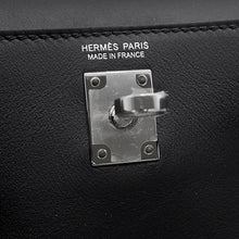将图像加载到图库查看器中，HERMES Kelly Jump Black Swift Leather
