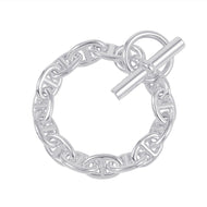 HERMES Chaine d'Ancre Bracelet 14 frames Size PM SV925