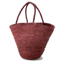 将图像加载到图库查看器中，The Row EMILIE Straw Bag Tote Bag RedW1627 Raffia

