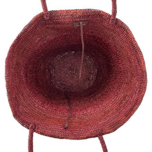 将图像加载到图库查看器中，The Row EMILIE Straw Bag Tote Bag RedW1627 Raffia
