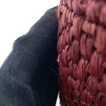 将图像加载到图库查看器中，The Row EMILIE Straw Bag Tote Bag RedW1627 Raffia
