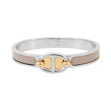 Load image into Gallery viewer, HERMES Mini Clic Chaine d&#39;Ancre Bracelet Marong rasse Metal Enamel
