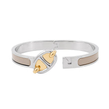 Load image into Gallery viewer, HERMES Mini Clic Chaine d&#39;Ancre Bracelet Marong rasse Metal Enamel
