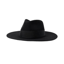 将图像加载到图库查看器中，HERMES Minicoo Heart Fauve Lelove Hat Size 57 Black FeltWool
