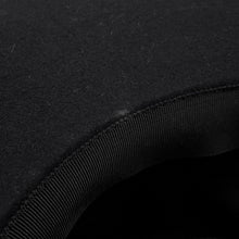 将图像加载到图库查看器中，HERMES Minicoo Heart Fauve Lelove Hat Size 57 Black FeltWool
