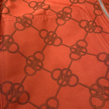 将图像加载到图库查看器中，HERMES Printed Serie Button Hooded Blouson Size 34 Brique Cotton78% Polyester22%
