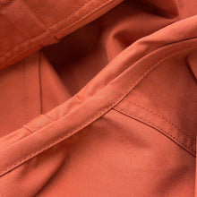 将图像加载到图库查看器中，HERMES Printed Serie Button Hooded Blouson Size 34 Brique Cotton78% Polyester22%
