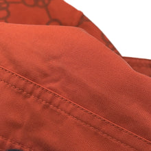将图像加载到图库查看器中，HERMES Printed Serie Button Hooded Blouson Size 34 Brique Cotton78% Polyester22%
