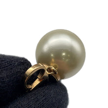 将图像加载到图库查看器中，Dior CD Star Earrings Faux Pearl Gold Plated
