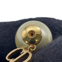 将图像加载到图库查看器中，Dior CD Star Earrings Faux Pearl Gold Plated
